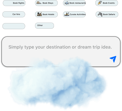 Step 1: Tell Rafikey your destination